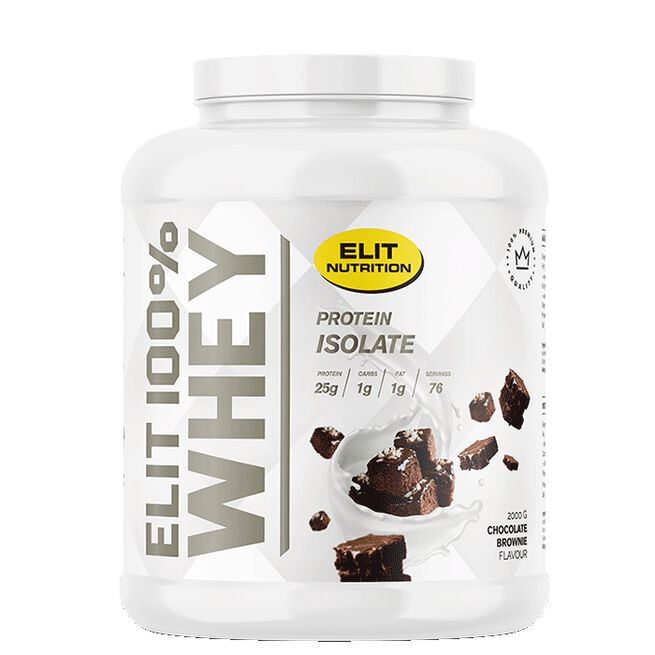 ELIT 100% Whey 2000 g Chocolate Brownie ELIT 100% Whey Myseprotein 2000 g Chocolate Brownie
