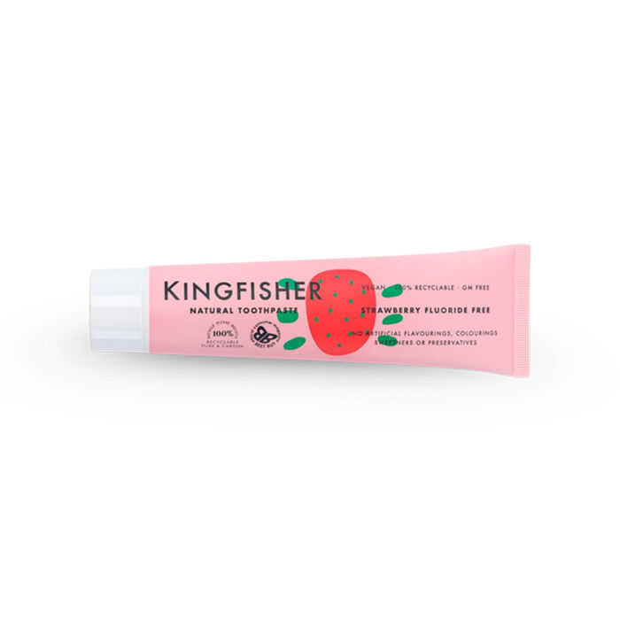 Tannkrem Barn Jordb&aelig;r Fluorfri 100 ml Jordgubb