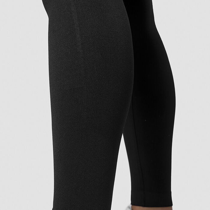 Scrunch Seamless Tights, Black