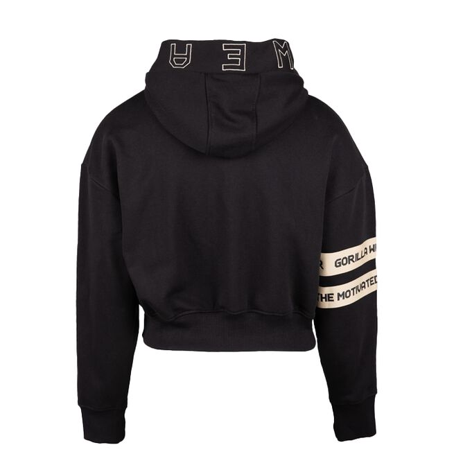 Gorilla Wear Tracey Cropped Hoodie, Black Tracey Cropped Hoodie, Black