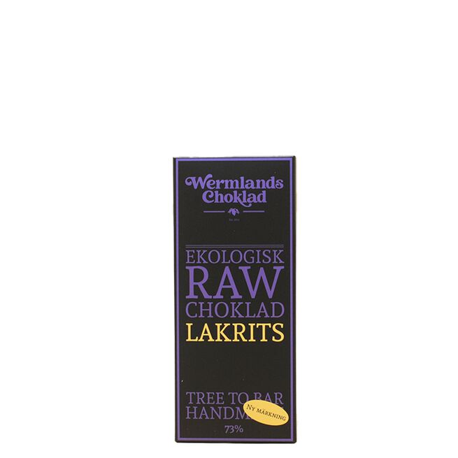 Raw Ekologisk Choklad Lakrits 50 g Raw Økologisk Sjokolade Lakris 50 g