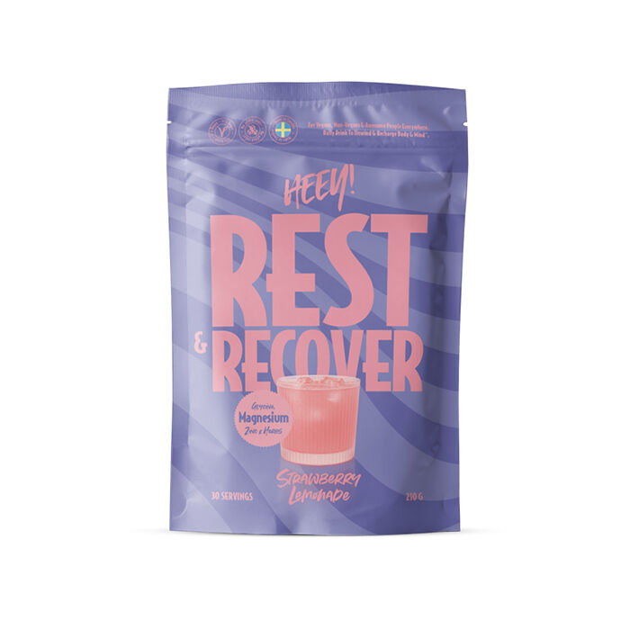 Rest & Recover Magnesium, Strawberry Lemonade, 210 g Strawberry Lemonade