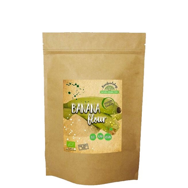 Bananmjöl EKO 500 g RawfoodShop Bananmel ØKO, 500 g