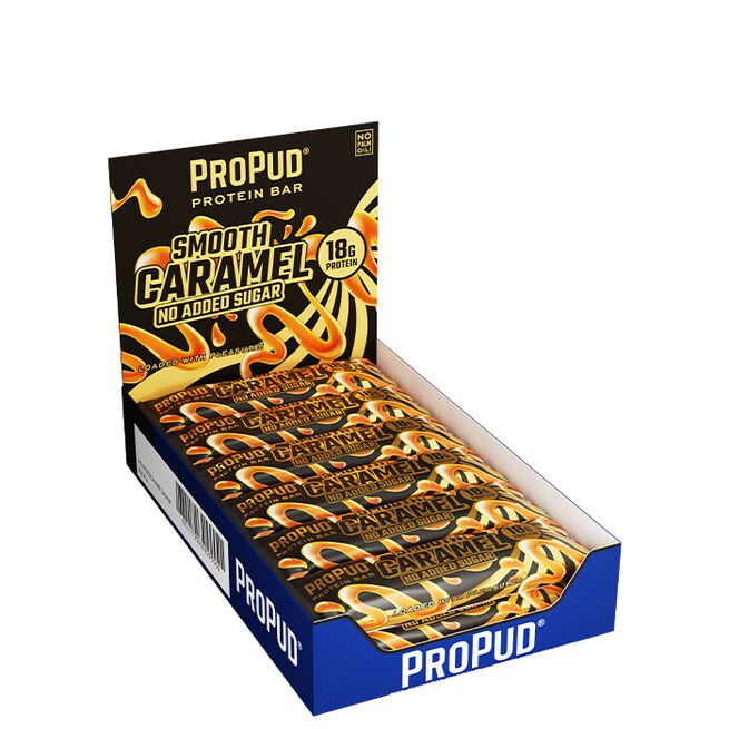 12 x ProPud Protein Bar, 55 g, Smooth Caramel 
