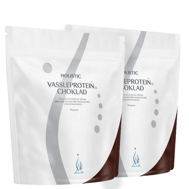 2 x Holistic Myseprotein Sjokolade 750 g 2 x Holistic Myseprotein Sjokolade 750 g