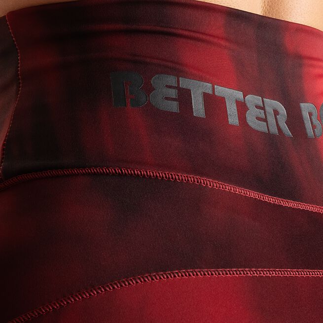 High Waist Leggings, Chili Red Grunge, XS  High Waist Leggings, Chili Red Grunge