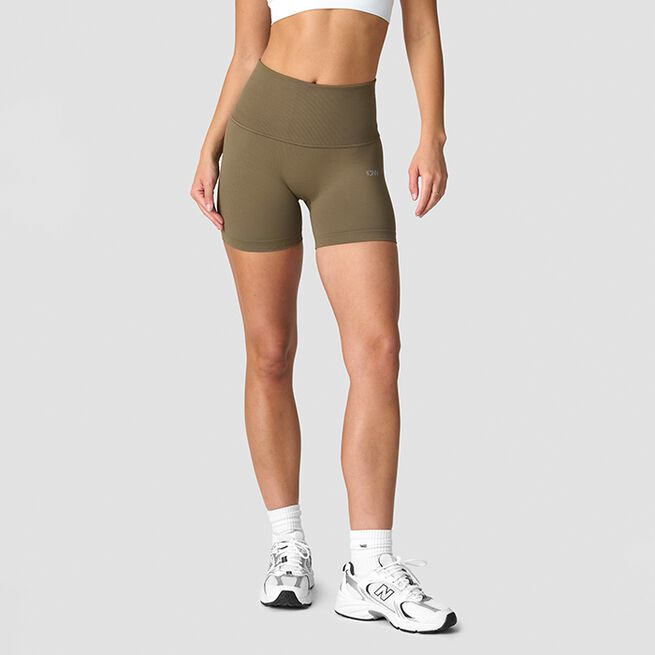 ICIW Define Seamless Pocket Shorts, Dark Sand Define Seamless Shorts med lomme Beige