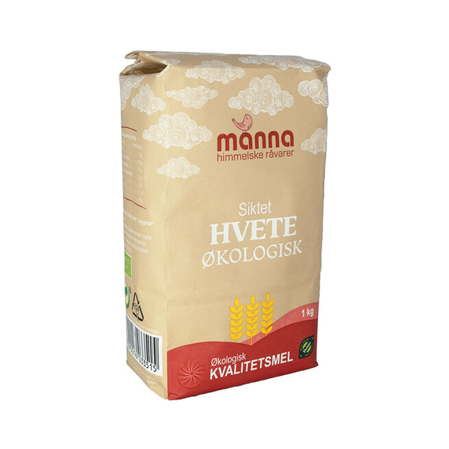 Vetemjöl Siktat 1 kg  Siktet Hvetemel 1 kg
