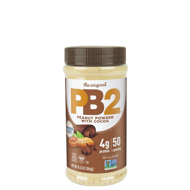PB2 Powdered Peanut Butter, 184 g, Chocolate flavor  PB2 Peanøttsmørpulver 184 g Sjokolade Chocolate