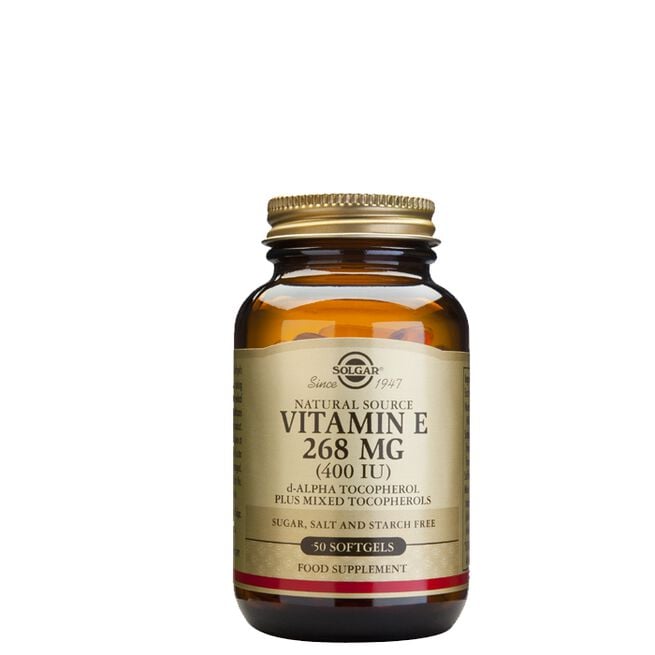 Vitamin E 400 IU 50 kapslar E-vitamin 400 IE 50 myke kapsler