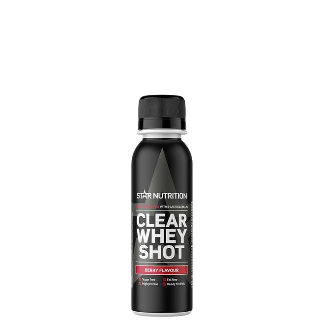 Clear Whey Protein Shot, 100 ml, Berry Clear Whey Myseprotein Shot 100 ml Berry