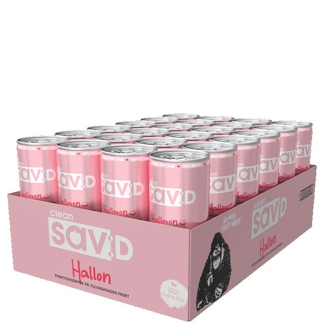 24 x Clean sav:D, 330 ml, Hallon 24 x Clean sav:D, 330 ml Hallon