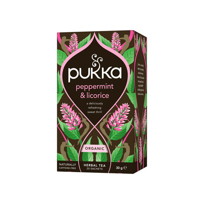 Urte-te Peppermynte & Lakris &Oslash;KO 20 stk Peppermint & Licorice