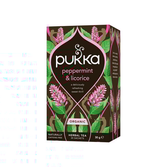 Pukka Örtte Peppermint & Licorice EKO 20 st Urte-te ØKO 20 stk Peppermint & Licorice