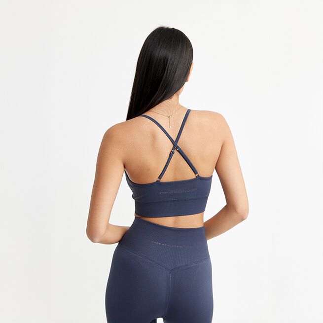 Signature Seamless Bra, Dark Blue, XS  Sport-BH Mørkeblå