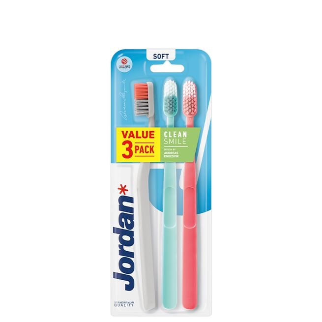 Jordan Clean Smile Soft 3-pack