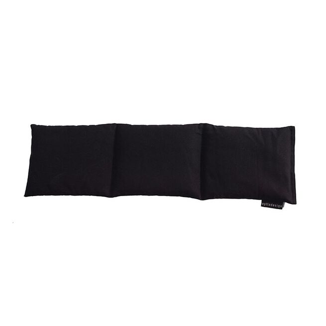Tredelad värmekudde, svart, 60 x 15 cm Tredelt varmepute, 60 x 15 cm, Black