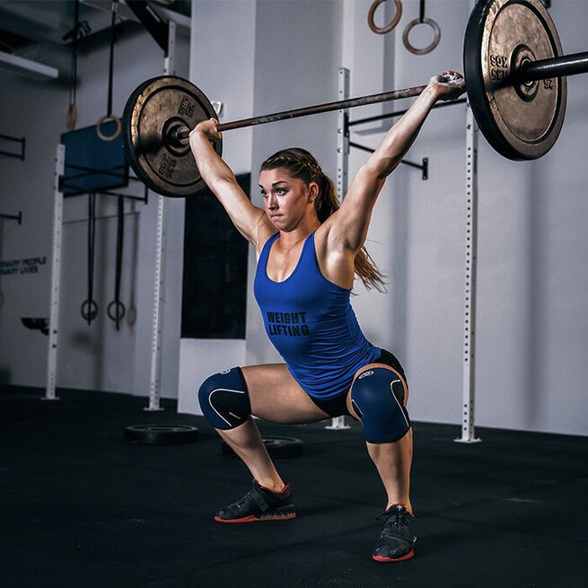 RX Knee Sleeve, 5mm, Navy/Black, XL  RX Knestøtte 5mm Blå/Svart