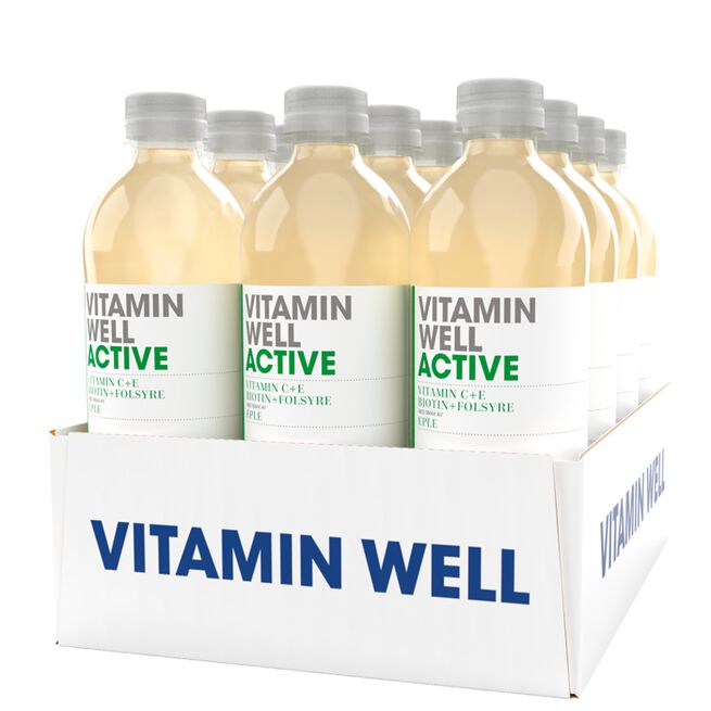 12 x Vitamin Well, 500ml, Active 