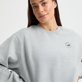 Soft Sweatshirt, Grey Melange, L  Collegegenser Grå