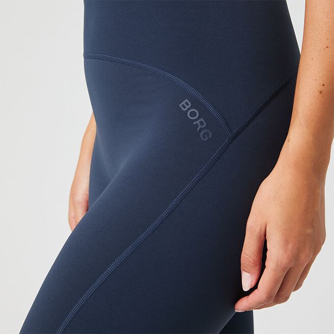 Borg Sleek Tights, Outerspace, L  Sleek Treningstights Grå