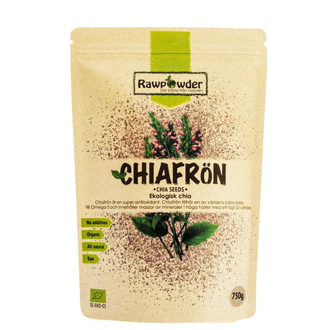 Chiafrø ØKO, 750 g Økologisk Chiafrø 750 g