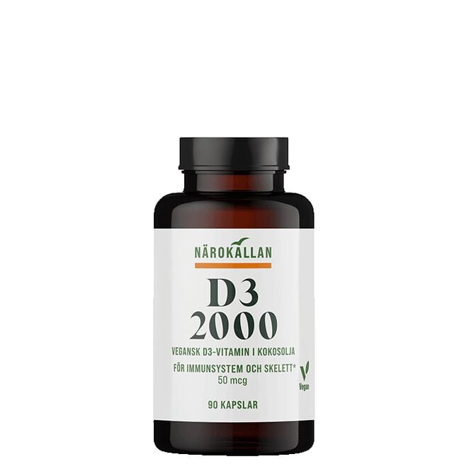 D3 2000 Vegan, 90 kapslar D3 2000 Vegan 90 kapslar