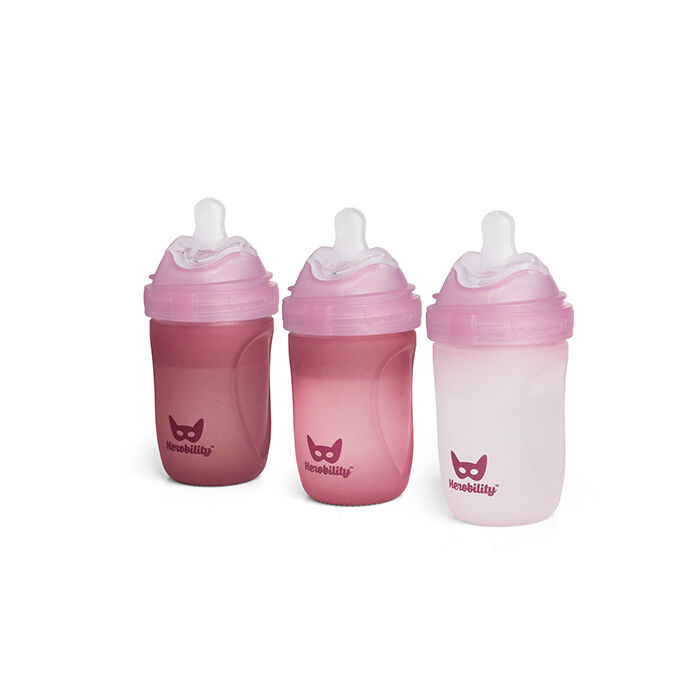 Smokkflasker Rosa 220 ml 3-pakning