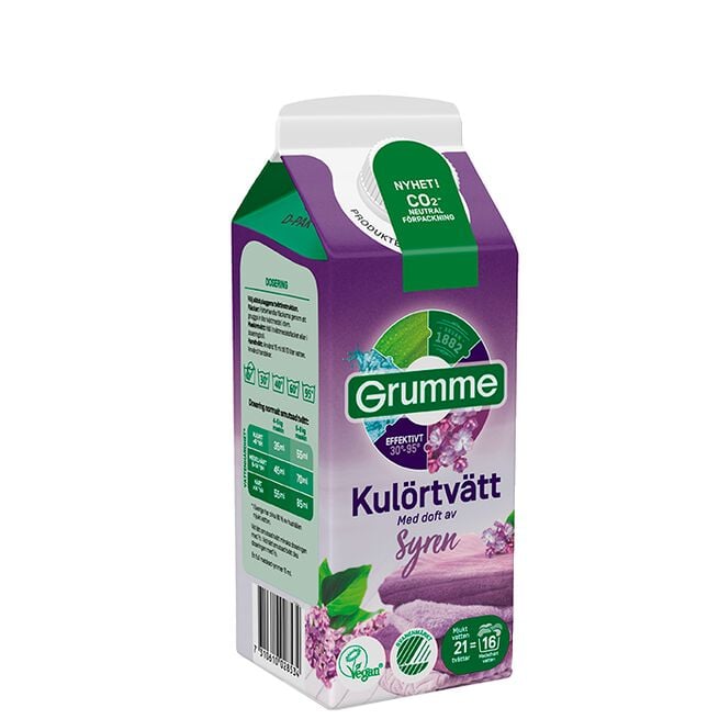 Grumme Flytande Kulörtvätt Syren 750 ml