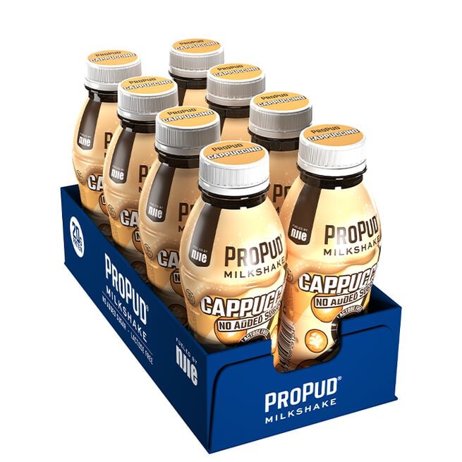 8 x ProPud Protein Milkshake, 330 ml, Cappuccino 8 x ProPud Protein Milkshake, 330 ml Cappuccino