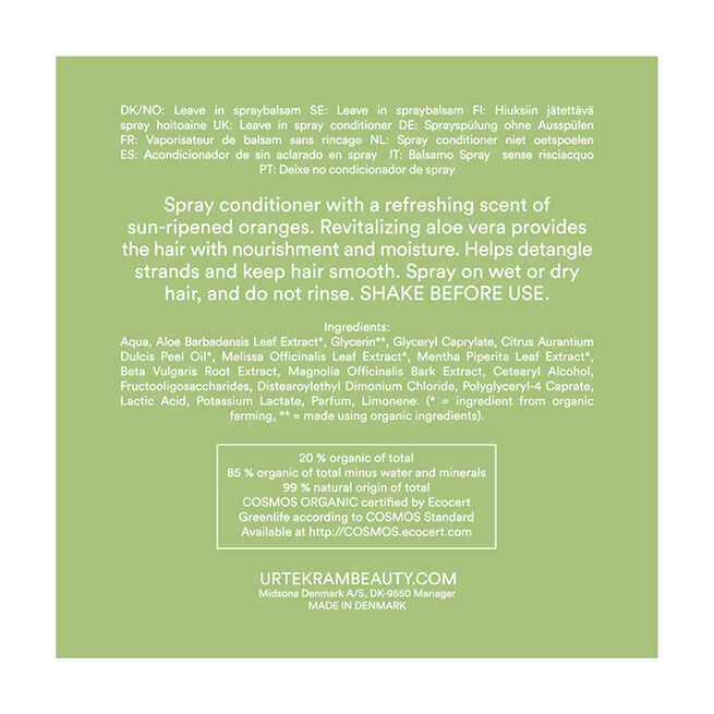 Balsamspray Aloe Vera 250 ml  Spray Conditioner Aloe Vera 250 ml