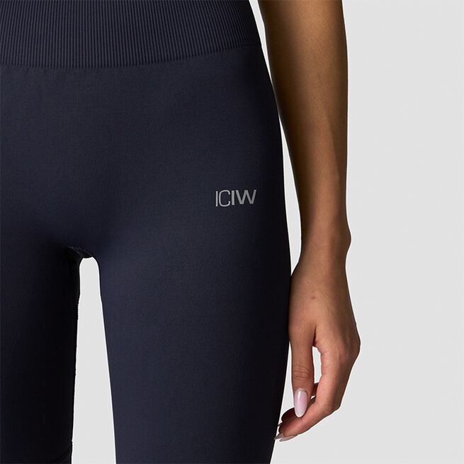 Define Seamless Pocket Biker Shorts, Navy, L  Define Sykkelshorts Marinblå