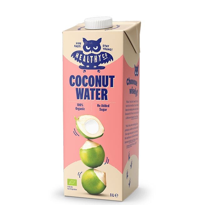 HealthyCo Ekologiskt Kokosvatten, 1 L Økologisk Kokosvann 1 L Kokos