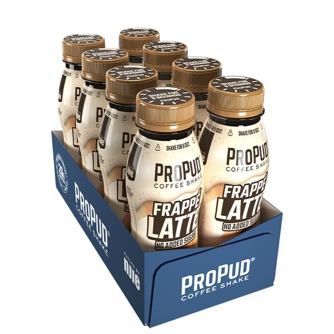 8 x ProPud Frappé, 250 ml, Latte 8 x ProPud Frappé, 203 ml Latte