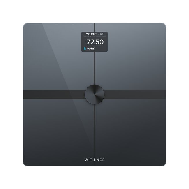 Withings Body Smart, Black Body Smart Diagnostisk Personvekt Svart