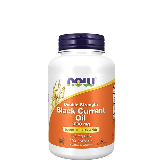 NOW Foods Black currant oil Double Strength 1000 mg 100 softgels Black currant oil Double Strength 1000 mg 100 kapsler