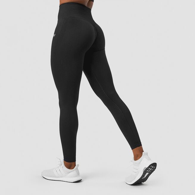 Define Seamless Scrunch Tights, Black Define Seamless Scrunch Tights, Black