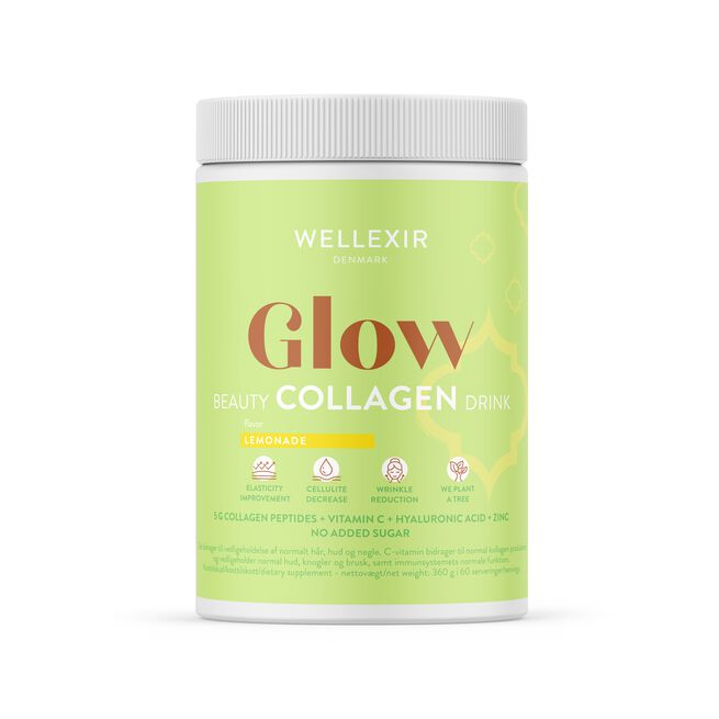 Wellexir Glow Beauty Drink Lemonade 360 g Glow Beauty Drikk Lemonade 360 g