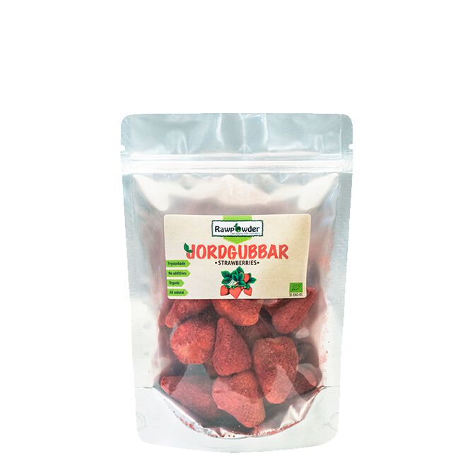 Frysetørkede Jordbær, 50 g Frysetørkede Jordbær 50 g