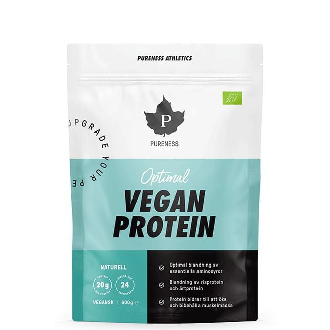 Athletics Optimal Eko Veganskt Protein Naturell 600 g Athletics Optimal Eko Vegansk Protein 600 g Naturell Naturell