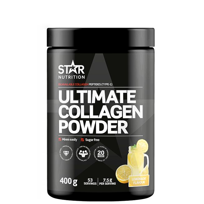 Star Nutrition Collagen power lemonade Ultimate Collagen Powder Kollagenpeptider 400 g Lemonade
