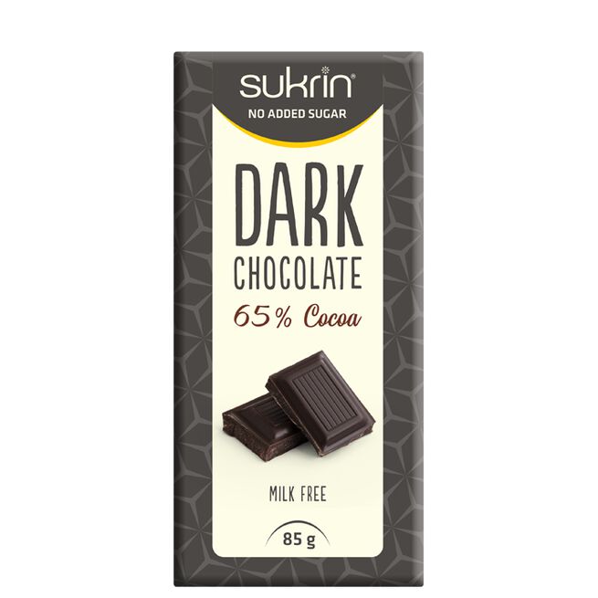 Sukrin Mörk Choklad 65% 85 g Mørk Sjokolade 65% 85 g