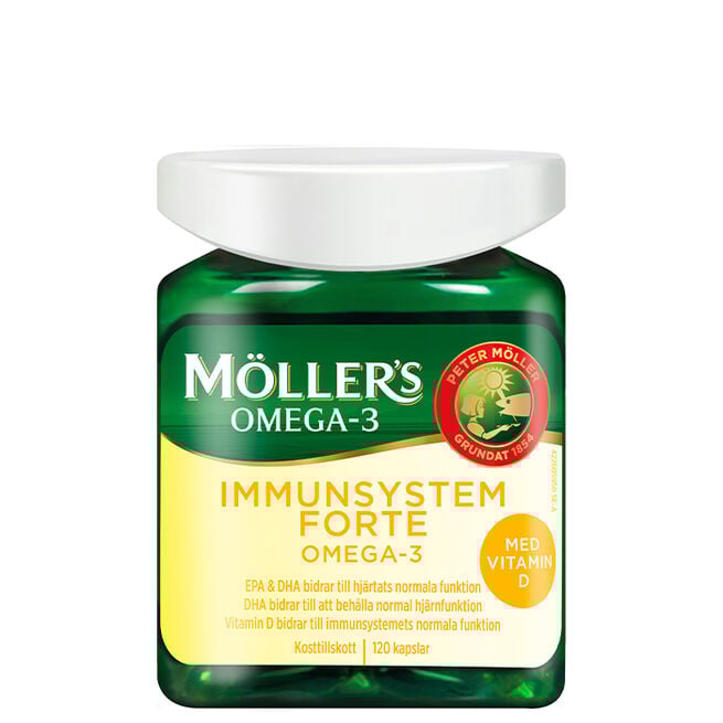 Möllers Immunsystem Forte Omega-3 120 st Möllers Immunsystem Forte Omega-3 120 st