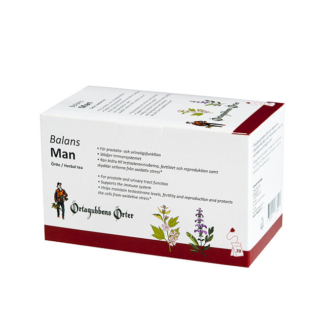 Balans Man 1,5gr x 20 Tepåsar Balans Mann 20 Teposer