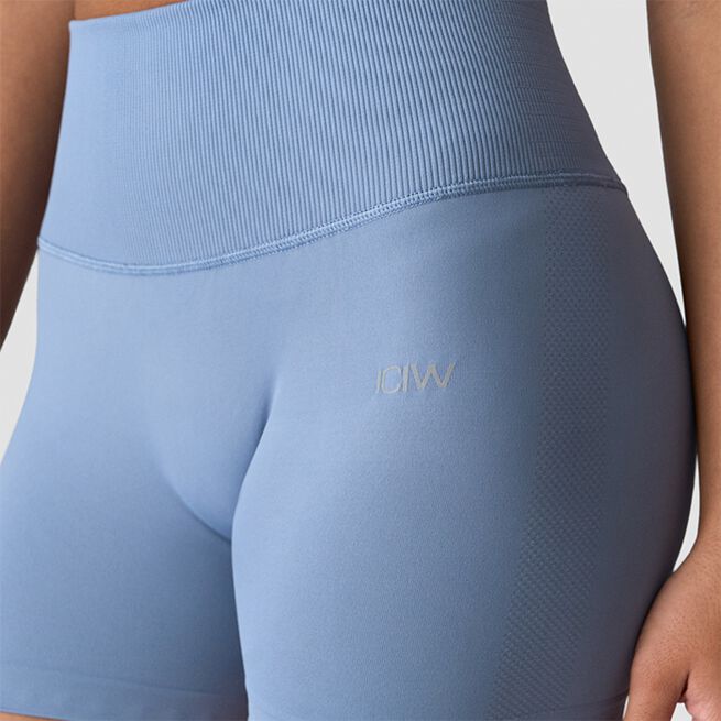 Define Seamless Pocket Shorts, Metal Blue, L  Define Sømløse Shorts Blå