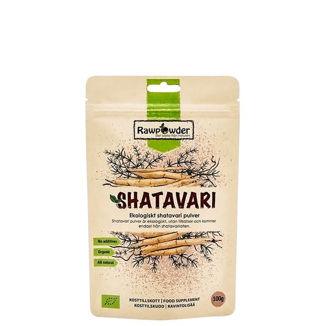 Rawpowder Ekologisk Shatavari Pulver 100 g Økologisk Shatavari Pulver 100 g
