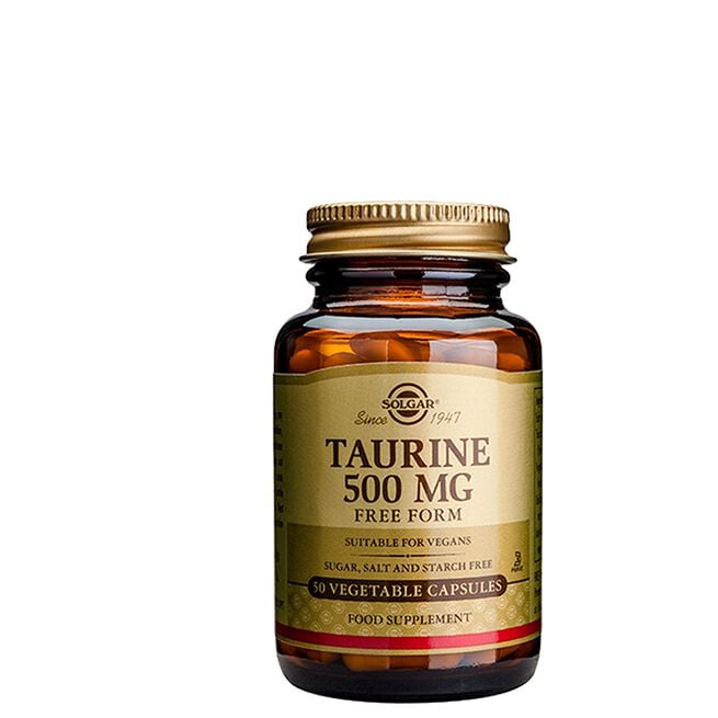 Taurine 500 mg 50 kapslar Taurin 500 mg Aminosyrer 50 kapsler