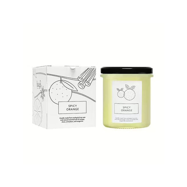 Soy Wax Candle Spicy Orange 230 g Sojavokslys 230 g Berry Lovely