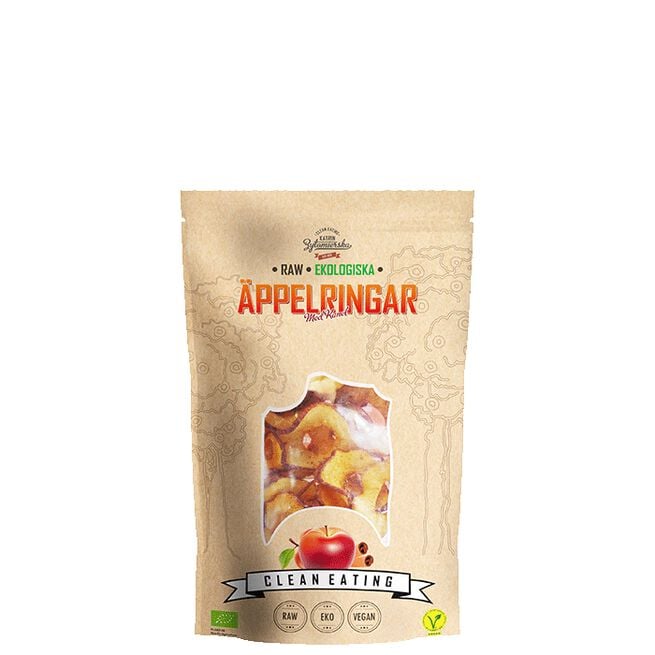 Ekologiska Äppelringar Med Kanel, 50 g Økologiske Epleringer Med Kanel, 50 g