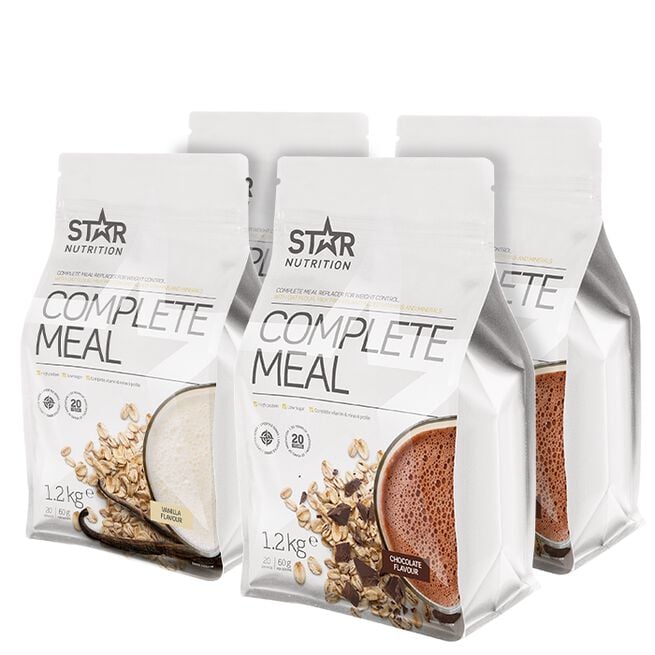 Star Nutrition Complete Meal x4 4 x Complete Meal Måltidserstatning 1,2 kg